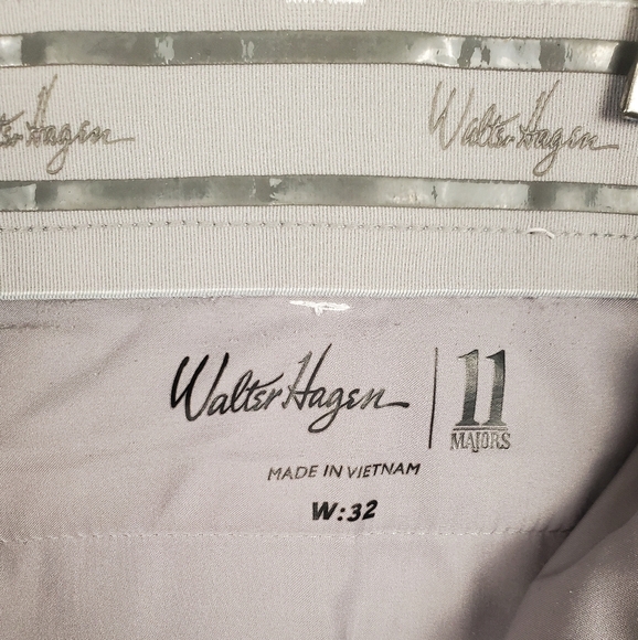 Walter Hagen Orange and White Checkered Men's Shorts. 32 - Picture 2 of 12